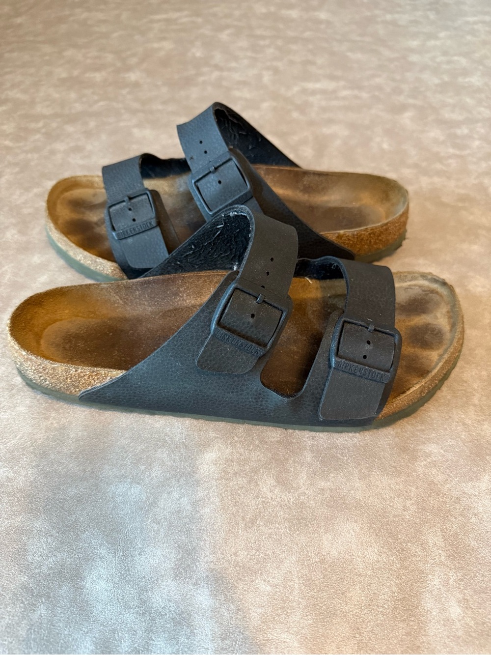 Birkenstock Arizona Black Birko-Flor Sandals EU 44 Men’s 11-11.5